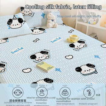 Voodi matt viskoosist (ice silk), džakkard kudumine, pestav, sobiv tudengite ühiselamasse