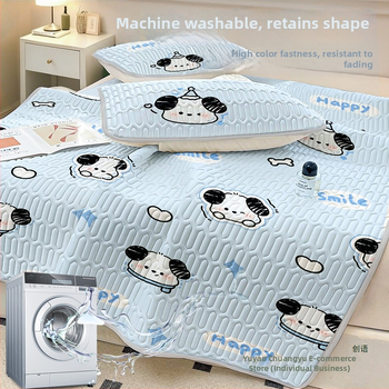 Voodi matt viskoosist (ice silk), džakkard kudumine, pestav, sobiv tudengite ühiselamasse