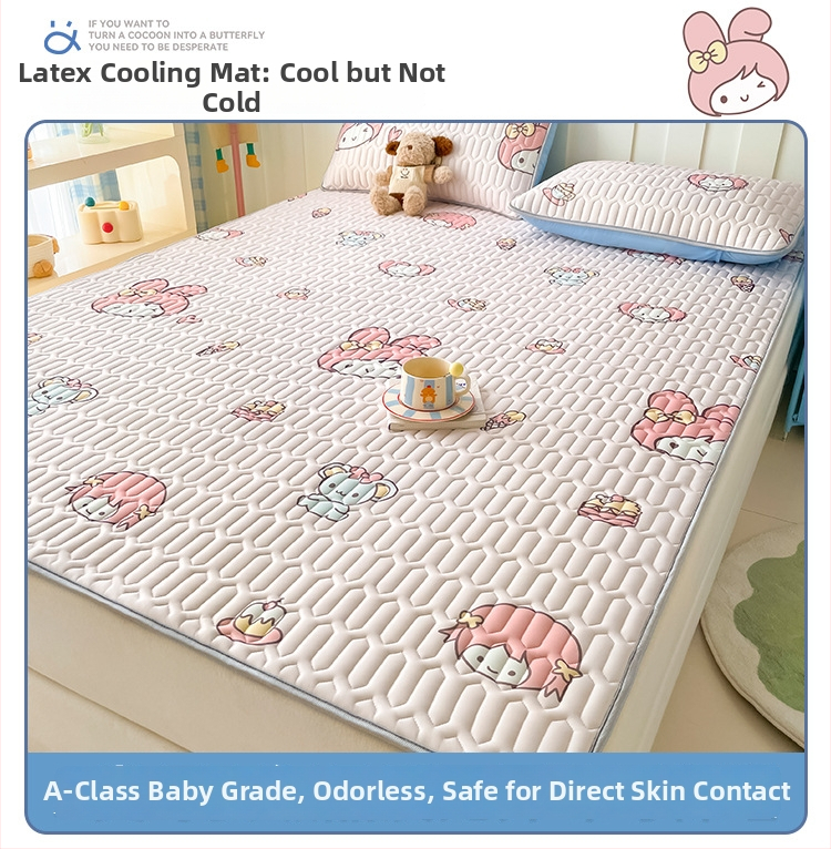 Voodi matt viskoosist (ice silk), džakkard kudumine, pestav, sobiv tudengite ühiselamasse