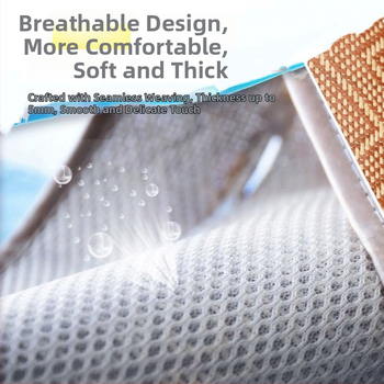 Мат за детска количка и столче за хранене - дишащи бамбукови влакна, антихлъзгаща повърхност, за бебета