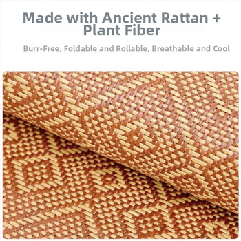 Мат за детска количка и столче за хранене - дишащи бамбукови влакна, антихлъзгаща повърхност, за бебета