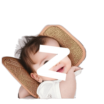 Мат за детска количка и столче за хранене - дишащи бамбукови влакна, антихлъзгаща повърхност, за бебета