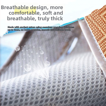 Мат за бебешка количка и столче за хранене | антиплъзгащ, дишащ от бамбукови влакна