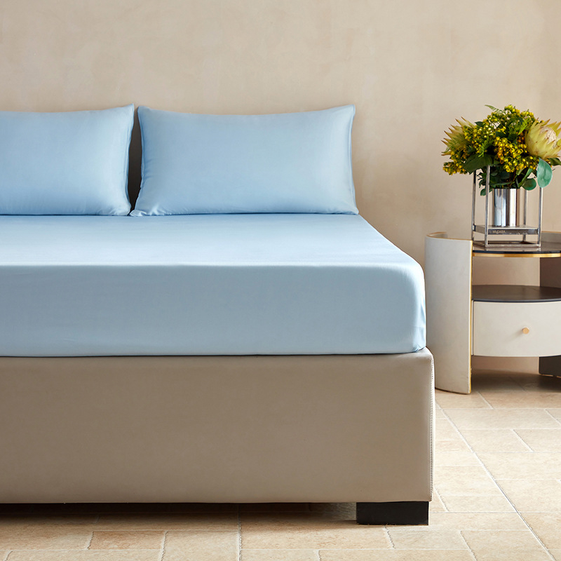 Σεντόνι με λάστιχο από ίνες μπαμπού, ιαπωνικού στυλ, αντιβακτηριακός τύπος Α, απλή ύφανση με βαφή νημάτων και αντίδρασης