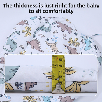 Памучна възглавничка за детска количка и столче за хранене, всички сезони, подходяща за деца на възраст 1–2 години, съвместима с повечето колички