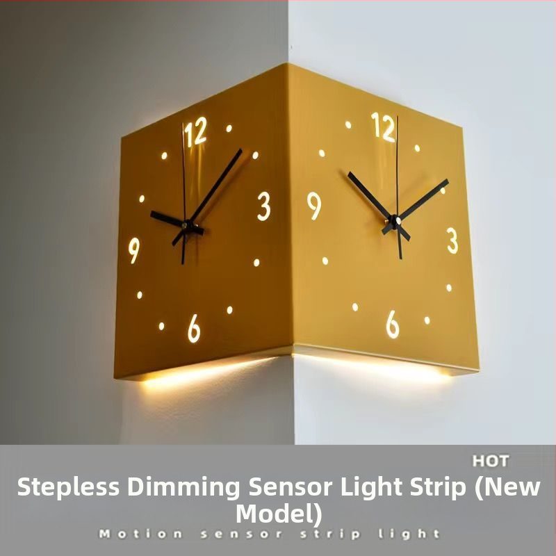 Dviejų pusių stalo laikrodis, analoginis rodiklis, veikia su baterijomis, Šiaurės stilius