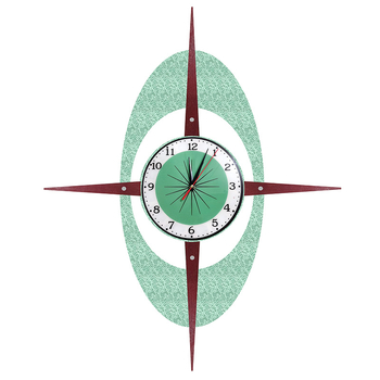 Nordijski kružni zidni sat s drvenim kućištem, PVC brojčanik, Seagull 2028 elektromotor, baterijsko napajanje, jednostrana, pogodan za dnevni boravak, spavaću sobu, ured