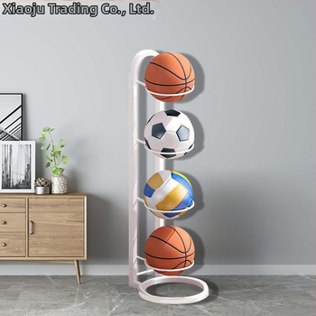 Raft de depozitare mingi Xiaoju – suport de podea pentru mingi de baschet și alte sporturi