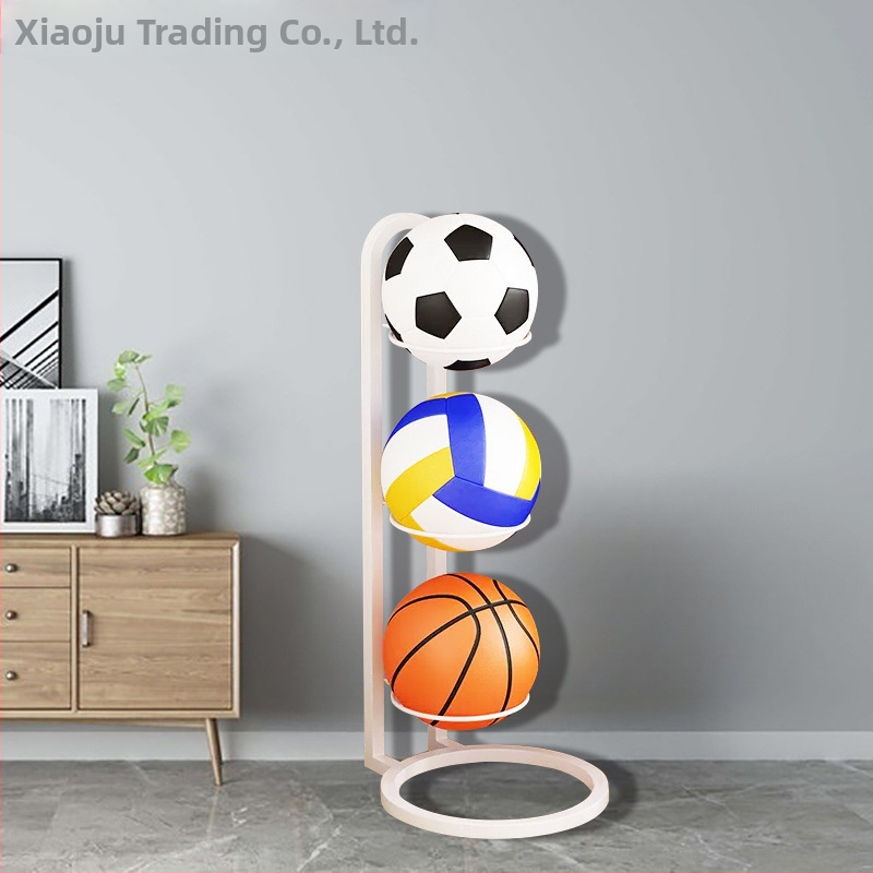 Raft de depozitare mingi Xiaoju – suport de podea pentru mingi de baschet și alte sporturi