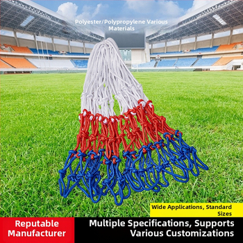 Plasă de baschet, țesătură manuală, nailon, calitate de joc, pentru inel standard