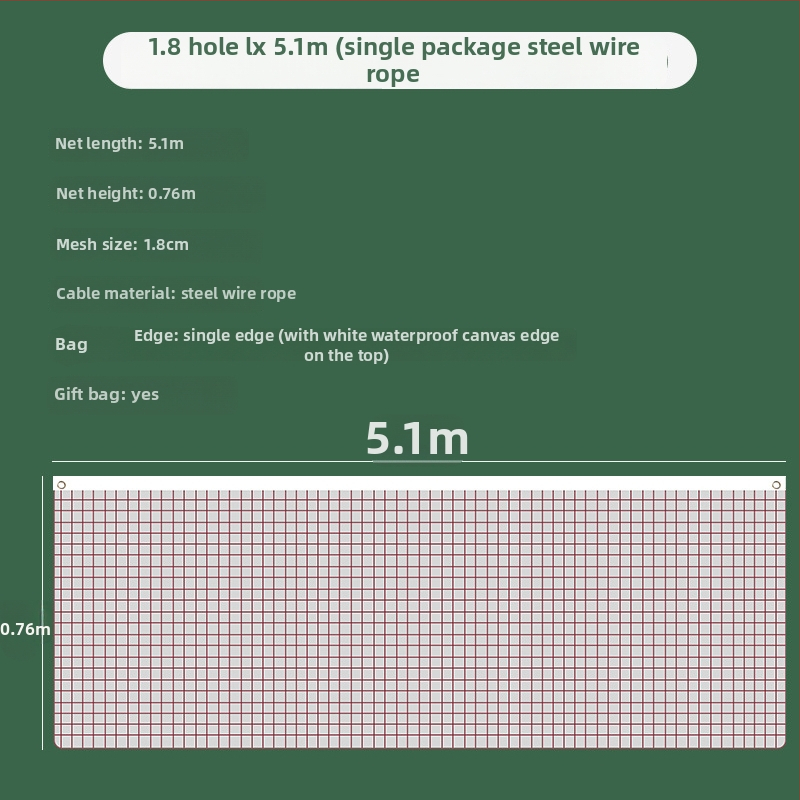 Wei Yan standardna badminton mreža, polipropilen, sklopiva, prijenosna, za unutarnje i vanjske natjecanje