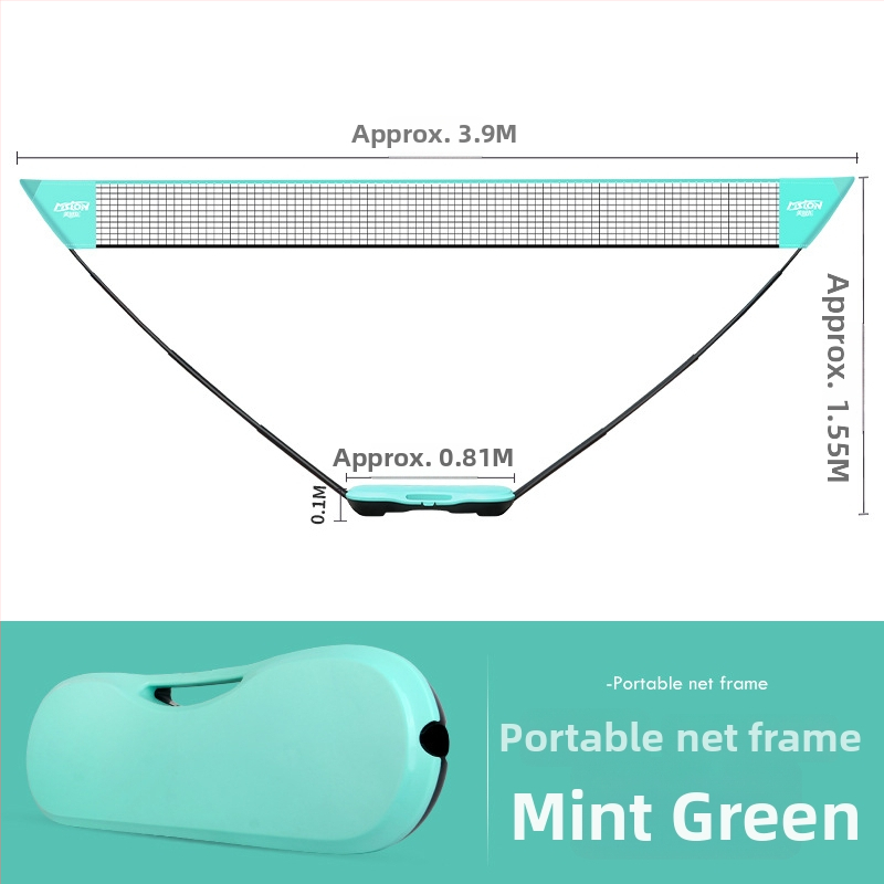 Meishulong prijenosni stalak za badminton mrežu, za kućnu i vanjsku upotrebu, lako se premješta