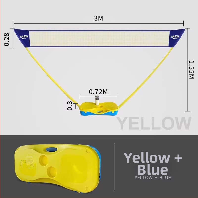 Meishulong prijenosni stalak za badminton mrežu, za kućnu i vanjsku upotrebu, lako se premješta