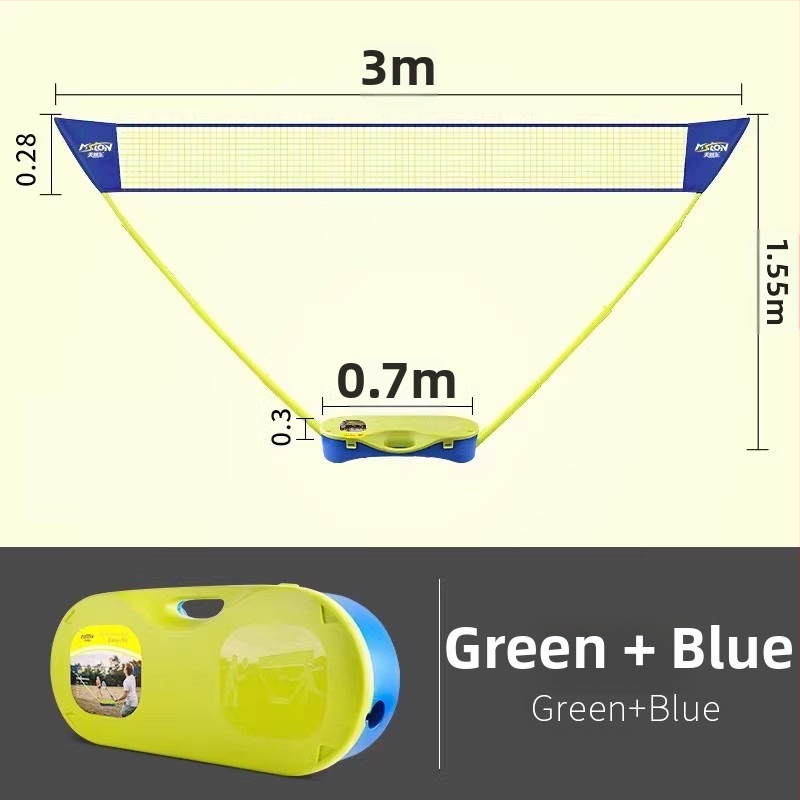 Meishulong prijenosni stalak za badminton mrežu, za kućnu i vanjsku upotrebu, lako se premješta