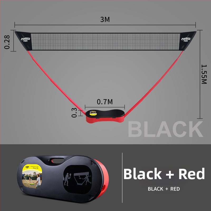 Meishulong prijenosni stalak za badminton mrežu, za kućnu i vanjsku upotrebu, lako se premješta