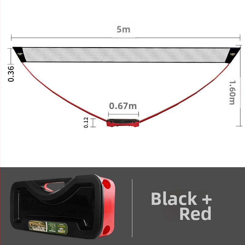 Meishulong prijenosni stalak za badminton mrežu, za kućnu i vanjsku upotrebu, lako se premješta