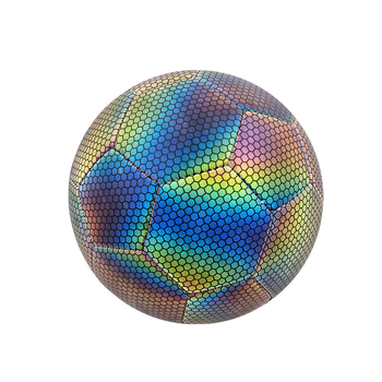 TPU jalgpall, masinõmblus, helendav fluorestseeruv ja peegeldav pind, kohandatud logo