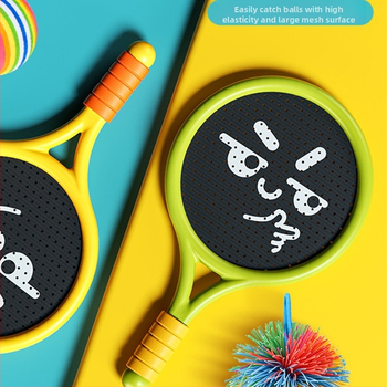 Bērnu tenisa rakete lēcienam — iekšējie sporta veidi, ģimenes spēle, ārējai apmācībai komplekts, kods F99t58s8ss87m6, Materiāls: zīda zieds, Kategorija: Teniss