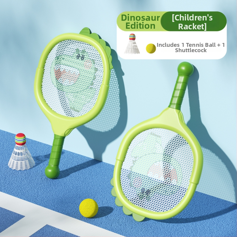 Bērnu tenisa rakete lēcienam — iekšējie sporta veidi, ģimenes spēle, ārējai apmācībai komplekts, kods F99t58s8ss87m6, Materiāls: zīda zieds, Kategorija: Teniss
