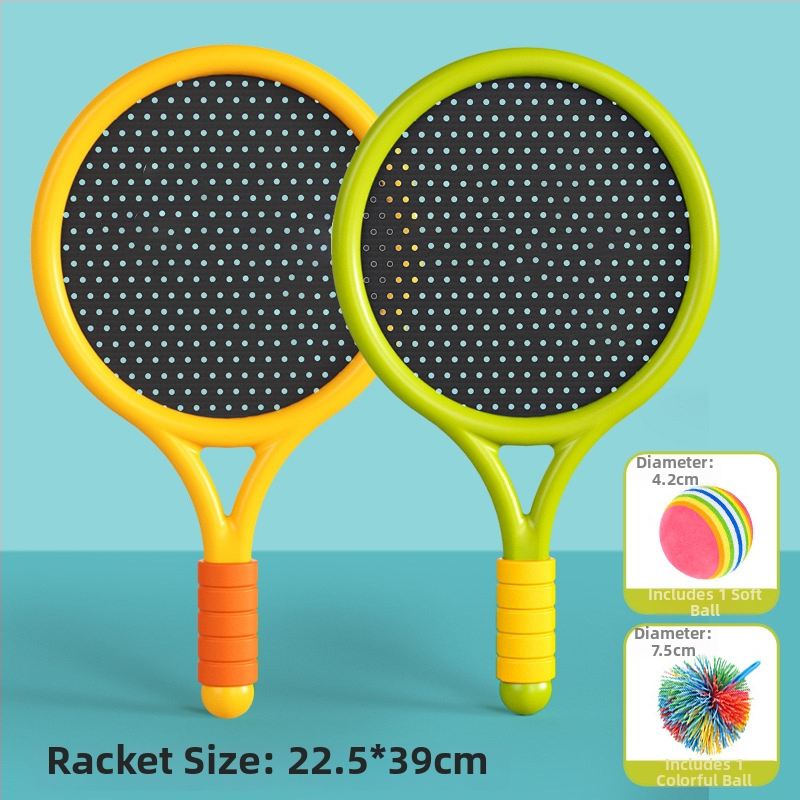 Bērnu tenisa rakete lēcienam — iekšējie sporta veidi, ģimenes spēle, ārējai apmācībai komplekts, kods F99t58s8ss87m6, Materiāls: zīda zieds, Kategorija: Teniss