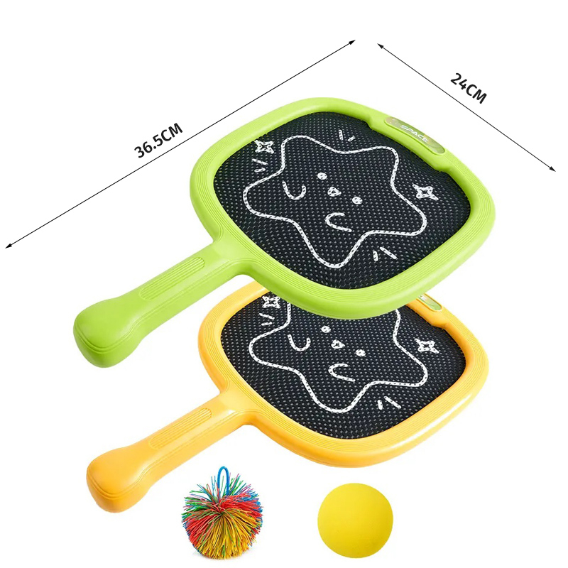 Bērnu tenisa rakete lēcienam — iekšējie sporta veidi, ģimenes spēle, ārējai apmācībai komplekts, kods F99t58s8ss87m6, Materiāls: zīda zieds, Kategorija: Teniss