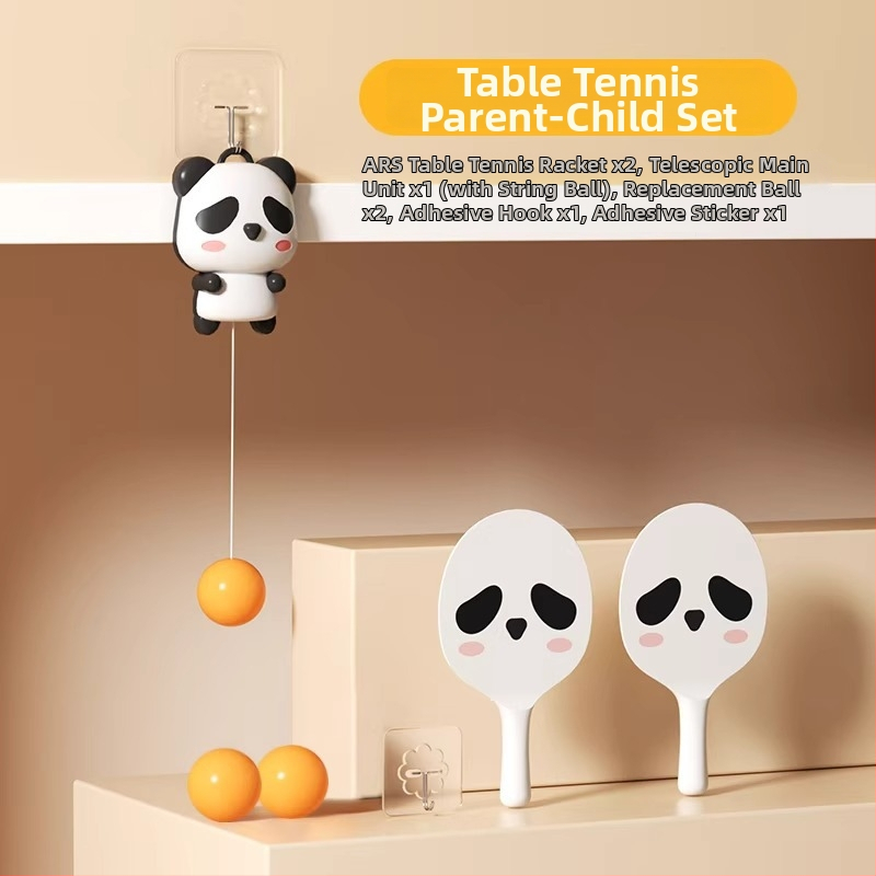Bērnu galda tenisa trenažieris - iekšējais pakarināmais trenažieris roku-acu koordinācijai, interaktīvs ar vecākiem, PP materiāls - Kategorija: Galda teniss - Piemērots fitnesam un izklaidei