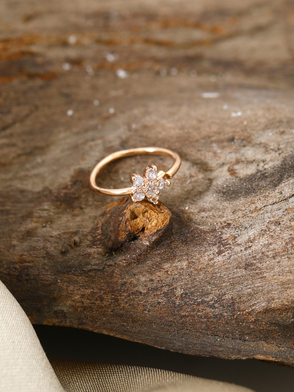 Nosni klip s cirkonima, bez piercinga, jednostavan ženski stil, geometrijski dizajn, bakrena podloga, elektropaliranje, Princeza serija