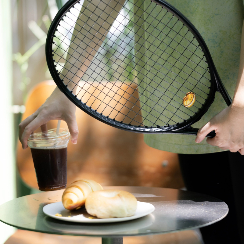 Amortizator de vibrații pentru rachetă de tenis, design cartoon cu temă pâine, ediție limitată (Categorie produs: amortizator; Sporturi aplicabile: Altele; Scenarii de utilizare: Altele; Marca: Altele)