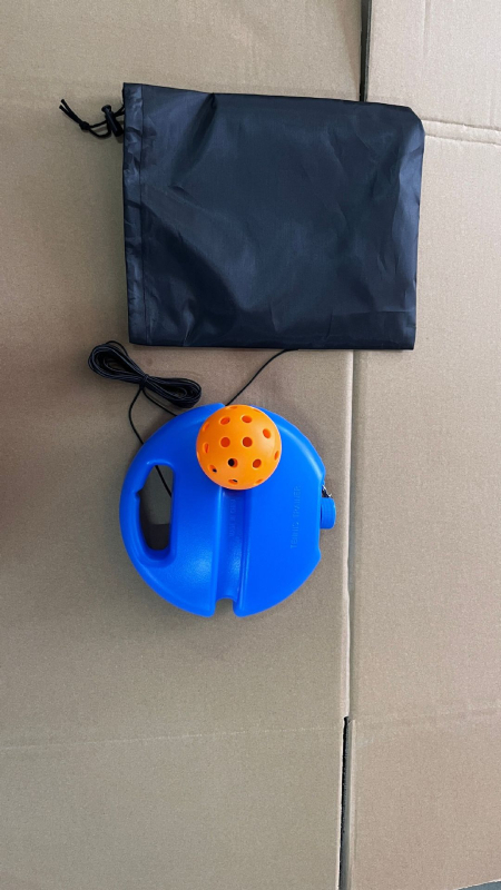 Vieno žmogaus pickleball treniravimo raketė, 40 skylių, PP medžiaga didelio elastingumo, pritaikoma