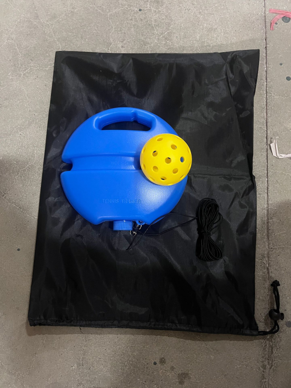 Vieno žmogaus pickleball treniravimo raketė, 40 skylių, PP medžiaga didelio elastingumo, pritaikoma