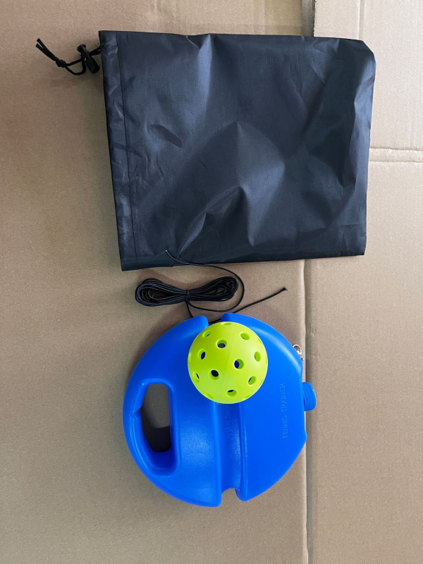 Vieno žmogaus pickleball treniravimo raketė, 40 skylių, PP medžiaga didelio elastingumo, pritaikoma