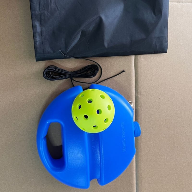 Vieno žmogaus pickleball treniravimo raketė, 40 skylių, PP medžiaga didelio elastingumo, pritaikoma