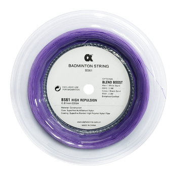 ALPHA BS61 neilona līnija badmintonam, diametrs 0,61 mm, garums 200 m