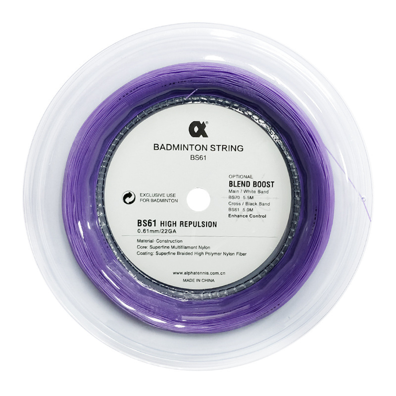 ALPHA BS61 neilona līnija badmintonam, diametrs 0,61 mm, garums 200 m