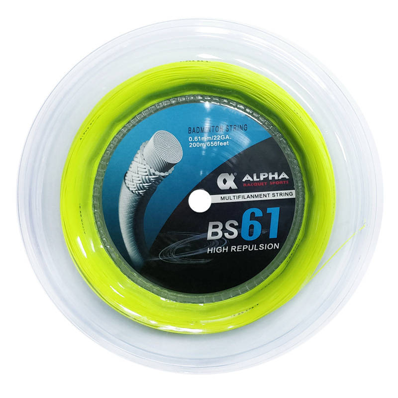 ALPHA BS61 neilona līnija badmintonam, diametrs 0,61 mm, garums 200 m