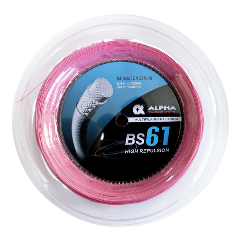 ALPHA BS61 neilona līnija badmintonam, diametrs 0,61 mm, garums 200 m