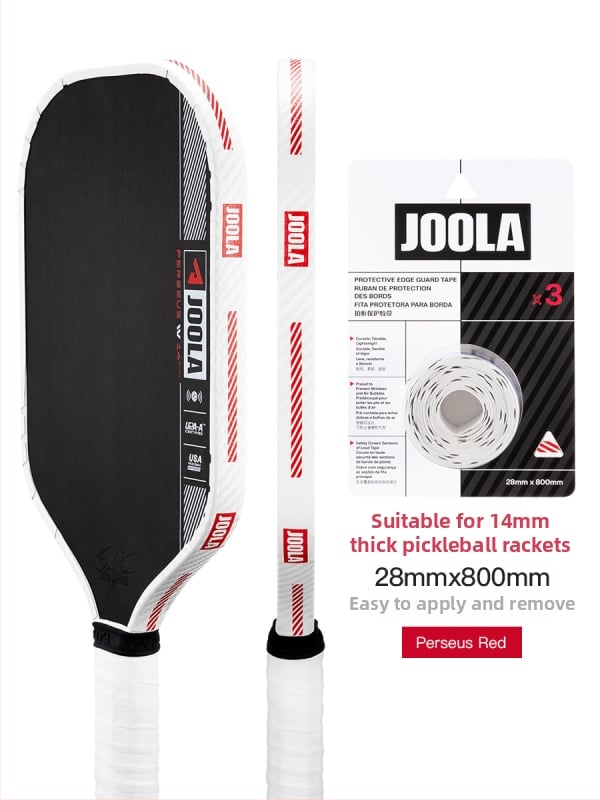 JOOLA Rėmo krašto apsaugos juosta raketei – atspari dėvėjimui, smūgiams ir įbrėžimams, profesionali raketės galvos apsauga badmintonui ir tenisui