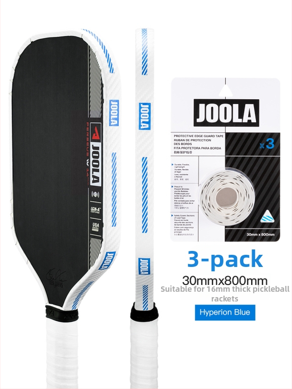 JOOLA Rėmo krašto apsaugos juosta raketei – atspari dėvėjimui, smūgiams ir įbrėžimams, profesionali raketės galvos apsauga badmintonui ir tenisui