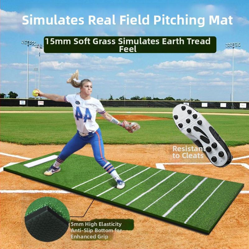 Baseballová a softball tréningová podložka - protišmyková, ľahko prenosná, s možnosťou tlače loga, materiál: pp+EVA