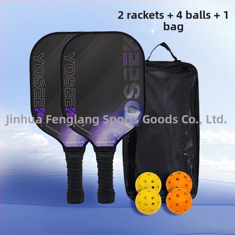 Pickleball rakete Ultra Light ārējai spēlei — stiklašķiedra, 225 g, Leopard Wind