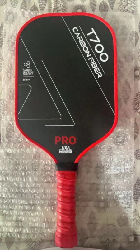 T700 oglekļa šķiedras pickleball rakete, sver 240 g, zīmols Wen fan, ārējai lietošanai