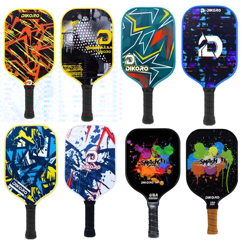 Stiklašķiedras pickleball rakete profesionālai apmācībai