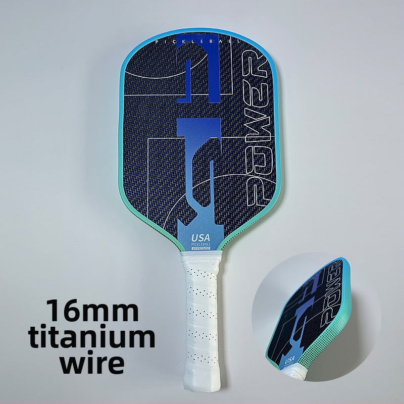 Lidakang Pickleball nūja – T700 oglekļa šķiedra, Kevlar un titāna vads, audu tekstūra, vienas daļas konstrukcija, 225 g