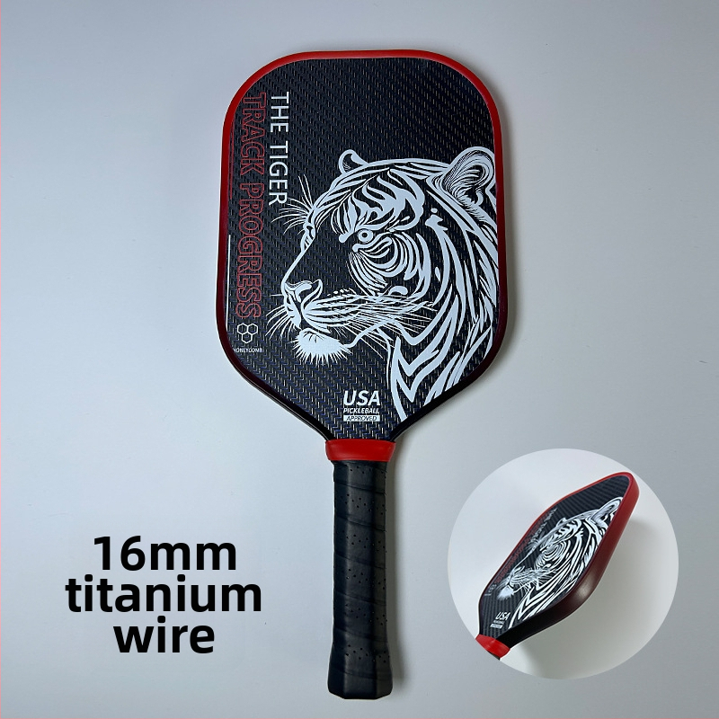 Lidakang Pickleball nūja – T700 oglekļa šķiedra, Kevlar un titāna vads, audu tekstūra, vienas daļas konstrukcija, 225 g