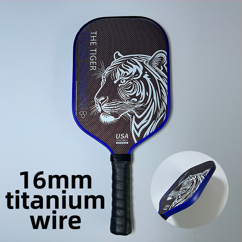 Lidakang Pickleball nūja – T700 oglekļa šķiedra, Kevlar un titāna vads, audu tekstūra, vienas daļas konstrukcija, 225 g