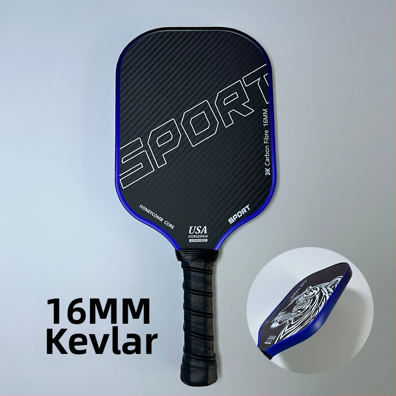 Lidakang Pickleball nūja – T700 oglekļa šķiedra, Kevlar un titāna vads, audu tekstūra, vienas daļas konstrukcija, 225 g