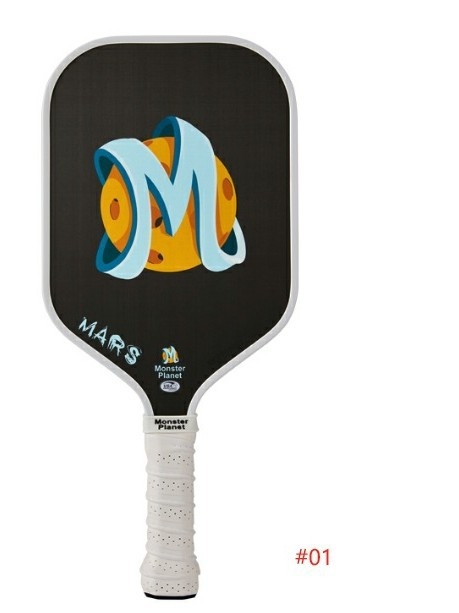 Monster Planet Mars Peak rekete – oglekļa šķiedra, svars 220 g, balta dāvanu kaste