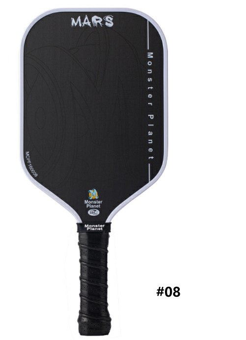 Monster Planet Mars Peak rekete – oglekļa šķiedra, svars 220 g, balta dāvanu kaste