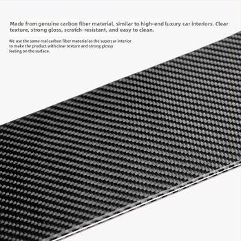 Interjera oglekļa šķiedras līmējamais komplekts dekoratīvām uzlīmēm Chevrolet Camaro (16-23), modelis Djxfl013–djxfl066, zīmols Salsa carbon fiber, logotipa drukāšana iespējama, pielāgošana