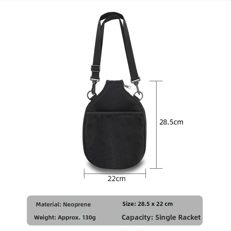 Gale Pickleball raketės krepšys — tinklinis audinys, 220 g, logotipo pritaikymas, tinkamas badmintonui, tenisui ir stalo tenisui